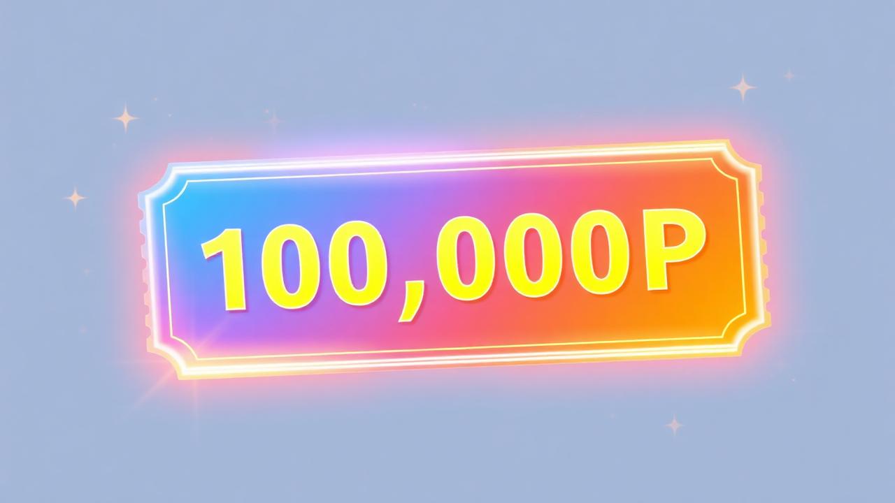 파일노리 100,000P 무료쿠폰 일러스트